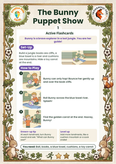Bunny activity 1: Puppet Show
