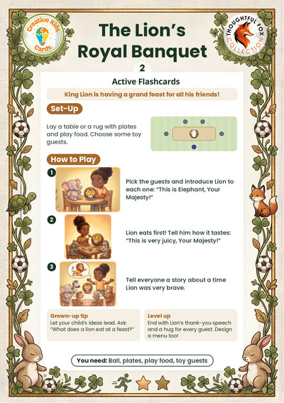 Lion activity 2: Royal Banquet