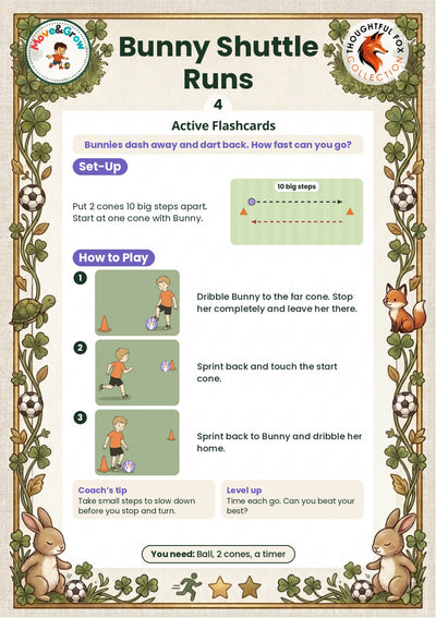 Bunny activity 4: Shuttle Runs