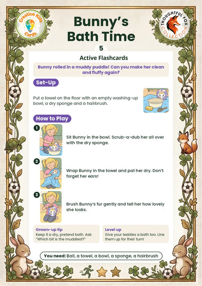 Bunny activity 5: Bath Time