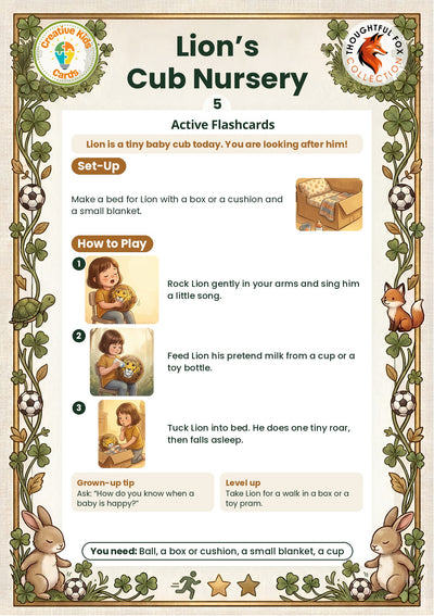 Lion activity 5: Cub Nursery