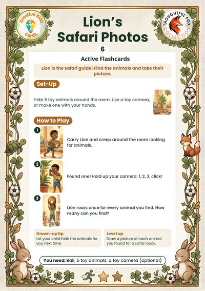 Lion activity 6: Safari Photos