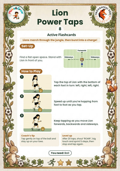 Lion activity 8: Power Taps