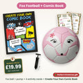 Fox football and Create Your Own Comic Book bundle, £19.99