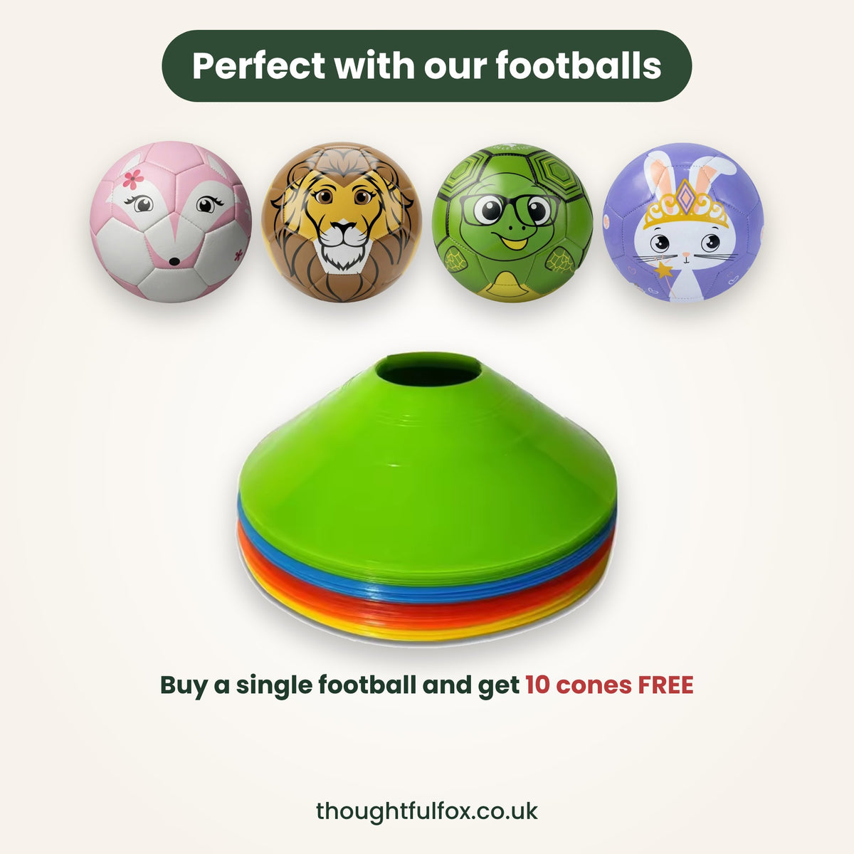 Training Cones – Set of 10