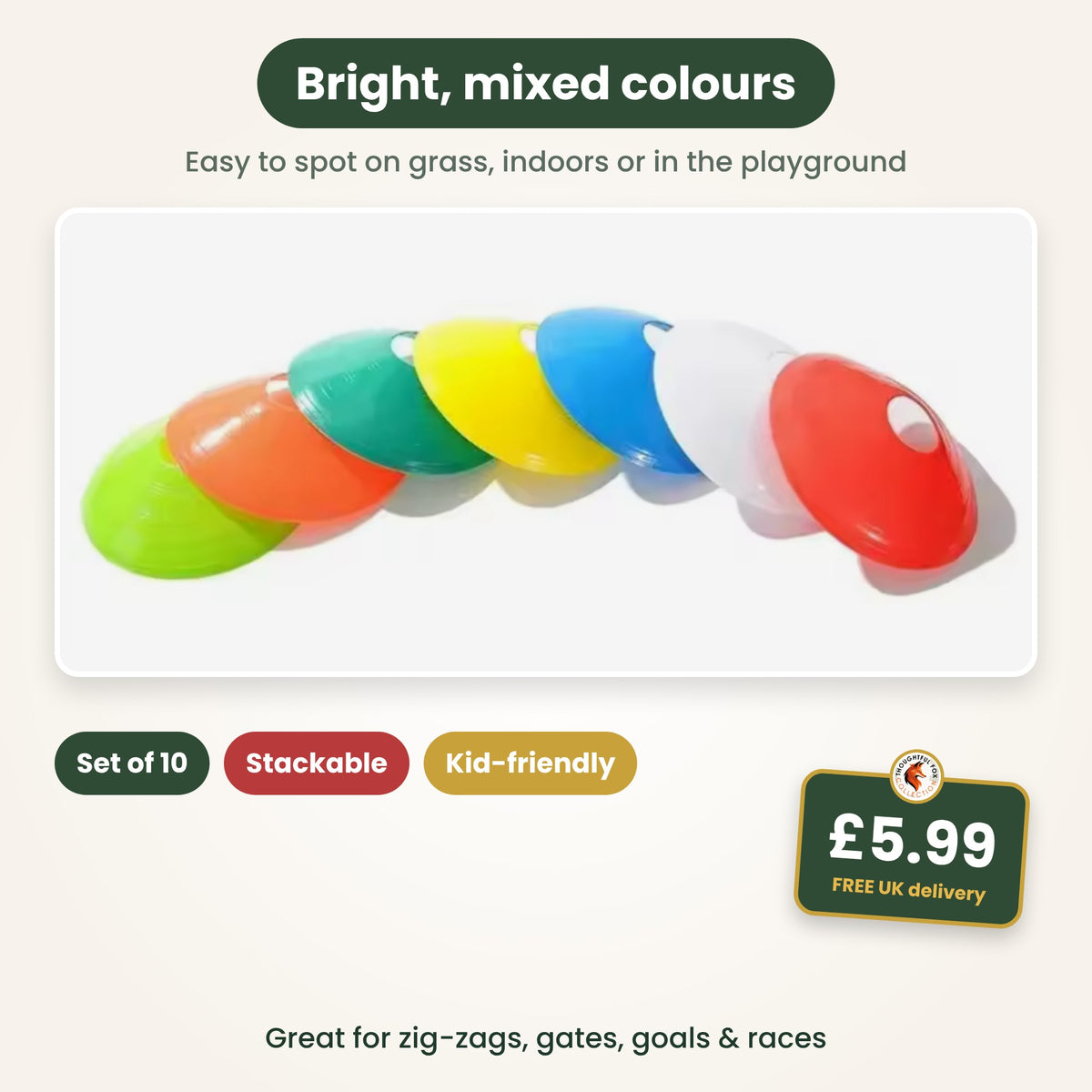 Training Cones – Set of 10