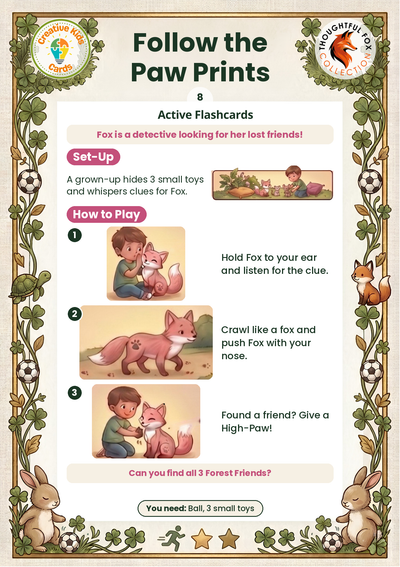 Fox activity 8: Follow the Paw Prints