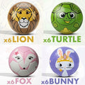 24 Thoughtful Fox Size 3 footballs with ball bags for schools and clubs