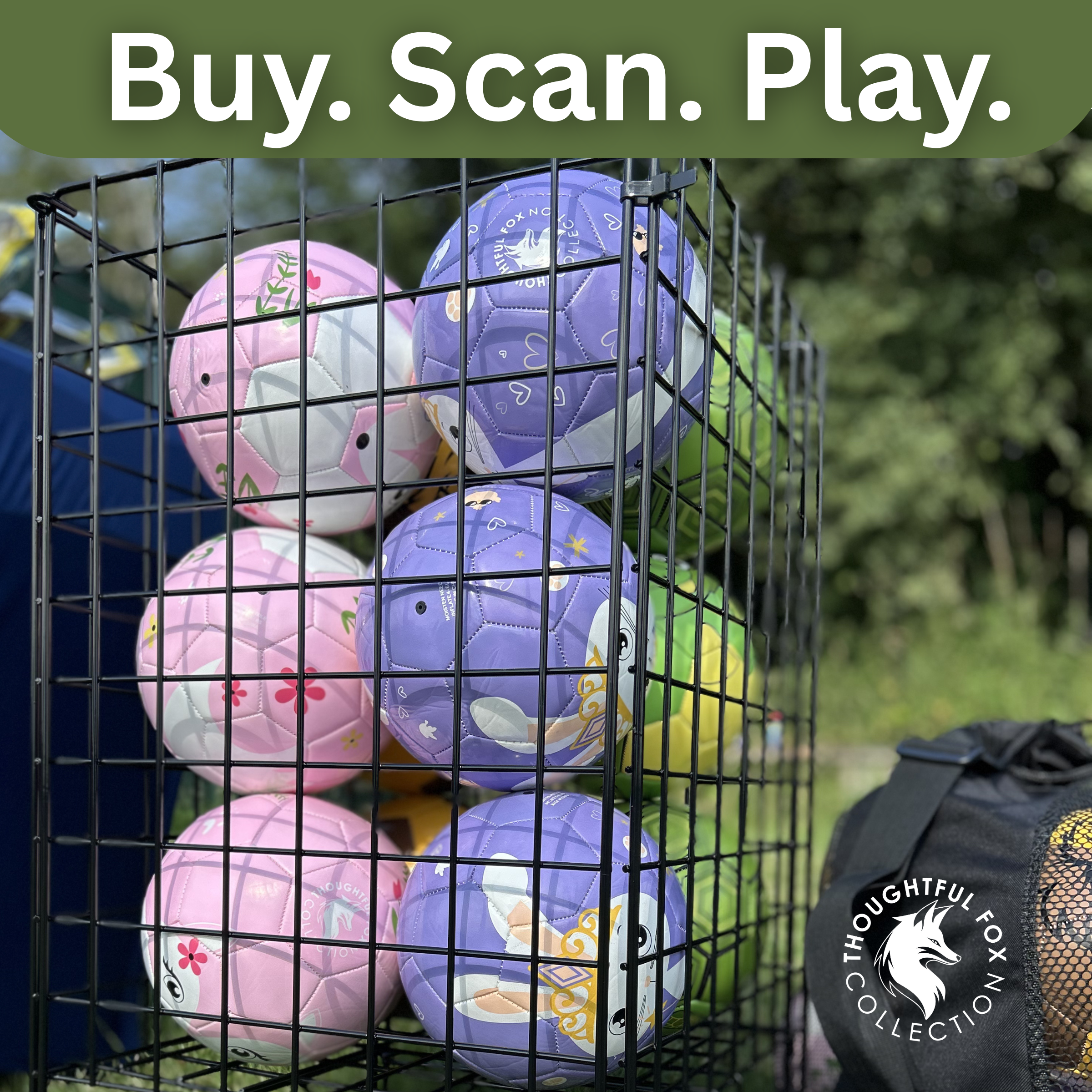 Thoughtful Fox Lion TPU Football Size 3 - Pump, 4 Cards & 28 Online Games