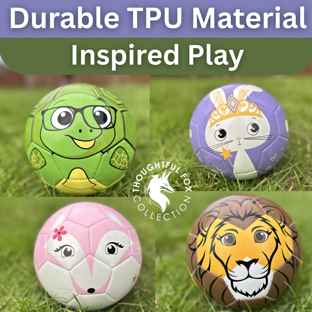 Thoughtful Fox Lion TPU Football Size 3 - Pump, 4 Cards & 28 Online Games