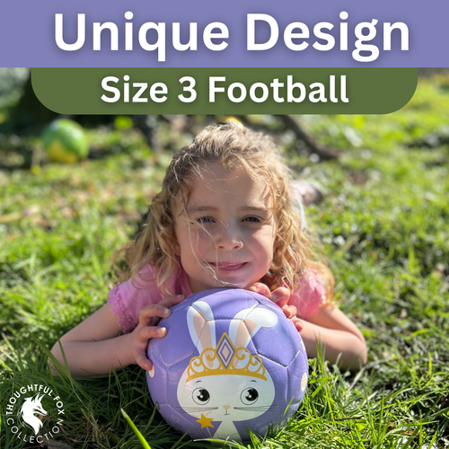 Thoughtful Fox Bunny TPU Football Size 3 - Pump, 4 Cards & 28 Online Games