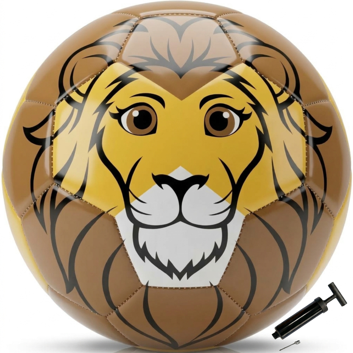 Lion Football – Size 3 | Premium TPU Kids Ball | Thoughtful Fox
