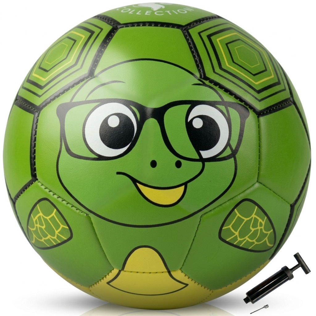 Turtle Football – Size 3 | Premium TPU Kids Ball | Thoughtful Fox