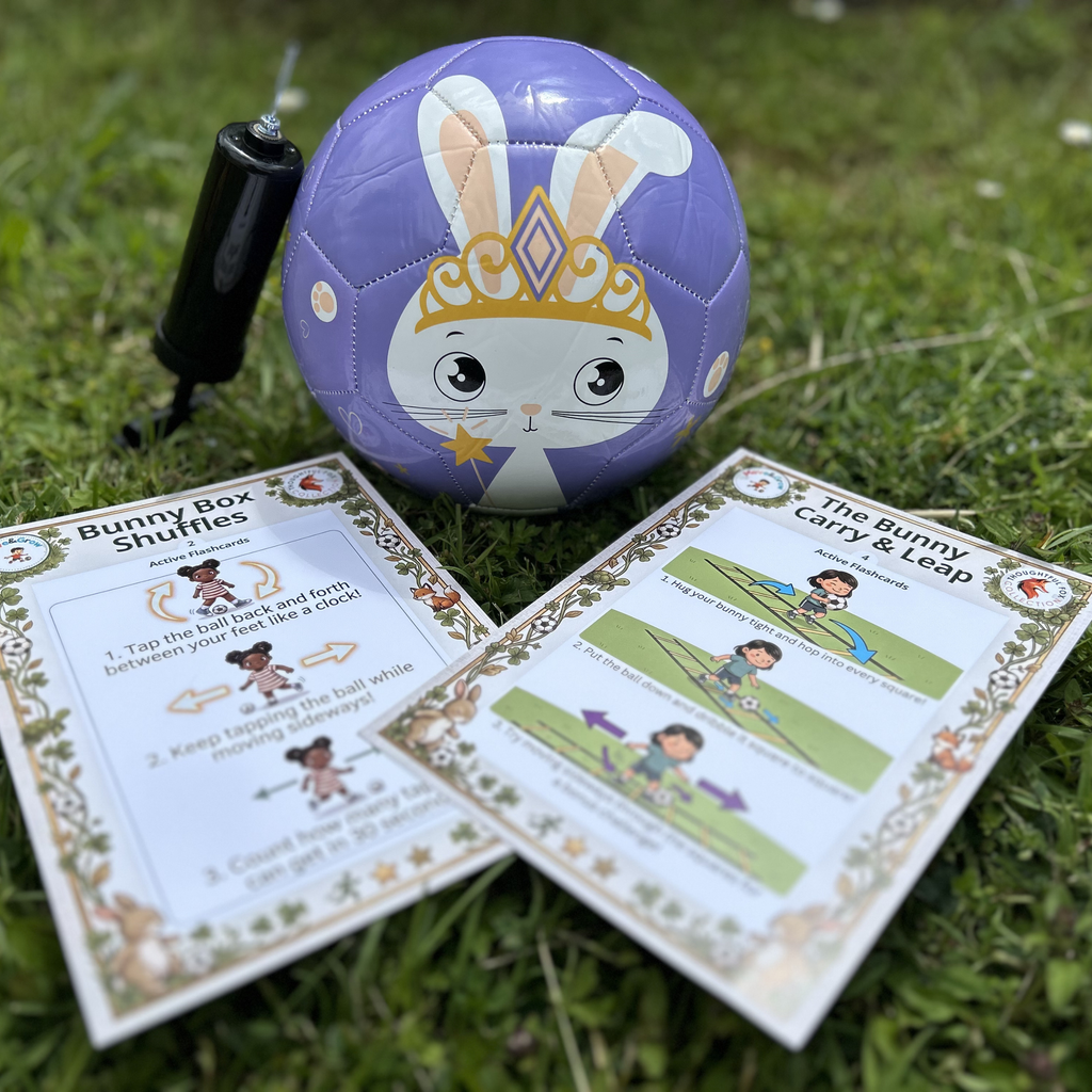 Thoughtful Fox Bunny TPU Football Size 3 - Pump, 4 Cards & 28 Online Games