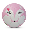 Thoughtful Fox Size 3 Kids Pink TPU Football- Fox Character Soft Touch Ball with 20+ Activities & Hand Pump